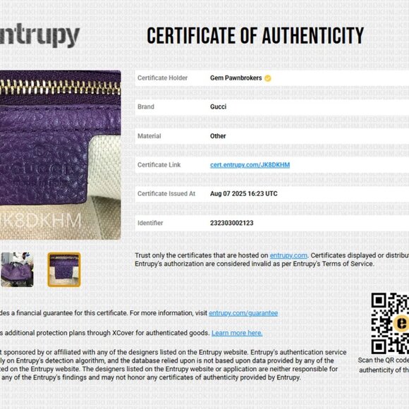 GUCCI Soho Large Leather Cellarius Tote - Picture 5 of 14